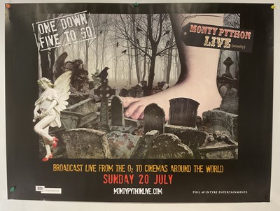 Lot 9 - MONTY PYTHON LIVE (MOSTLY) (2014) 2 UK Quad...