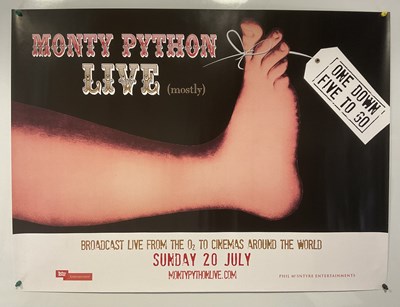Lot 9 - MONTY PYTHON LIVE (MOSTLY) (2014) 2 UK Quad...