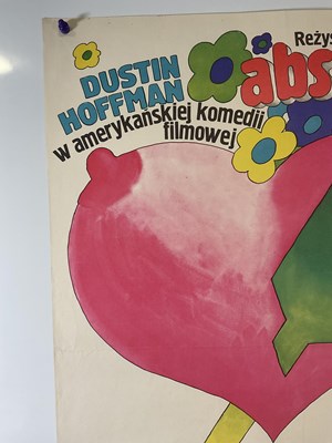 Lot 62 - THE GRADUATE (1968) Polish medium film poster...