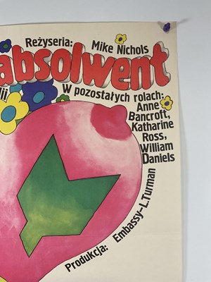 Lot 62 - THE GRADUATE (1968) Polish medium film poster...