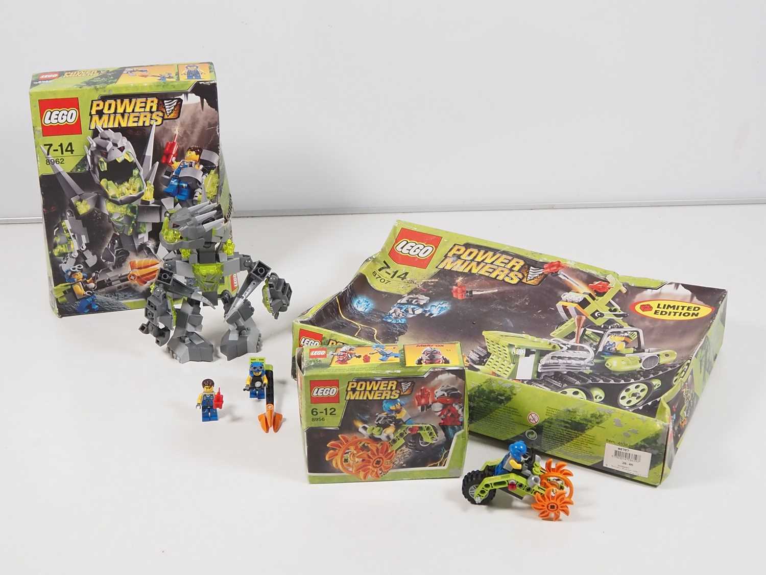 Lot 34 - LEGO - A group of three Power Miners sets