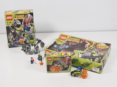 Lot 34 - LEGO - A group of three Power Miners sets...