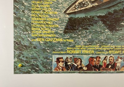 Lot 84 - VOYAGE OF THE DAMNED (1976) UK Film poster for...