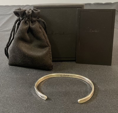 Lot 180 - A prototype solid sterling silver bracelet...