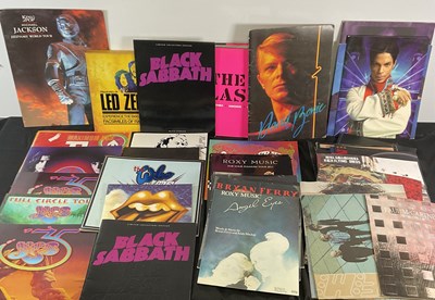 Lot 182 - A quantity of Rock / Pop music tour programmes...