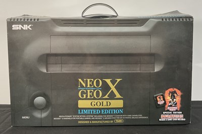 Lot 418 - Neo Geo X Gold Limited Edition console...