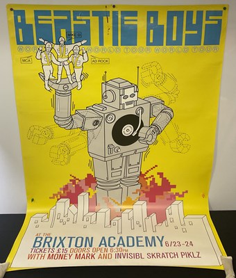 Lot 188 - BEASTIE BOYS - A 60" x 40" poster for the...