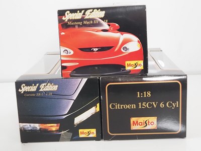 Lot 42 - A mixed group of MAISTO 1:18 scale diecast...