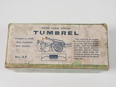 Lot 121 - A BRITAINS diecast Tumbrel wagon set, together...