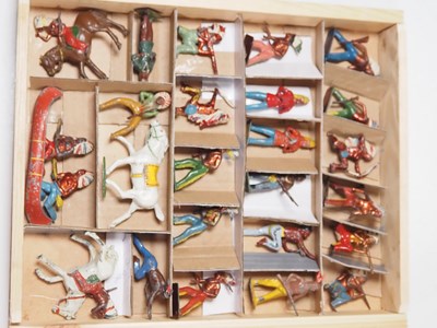 Lot 123 - A group of diecast Cowboys and Indians by...