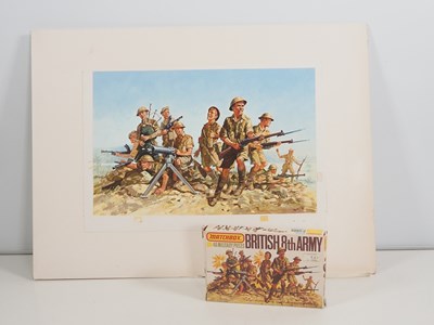 Lot 220 - A unique, original watercolour/gouache artwork...