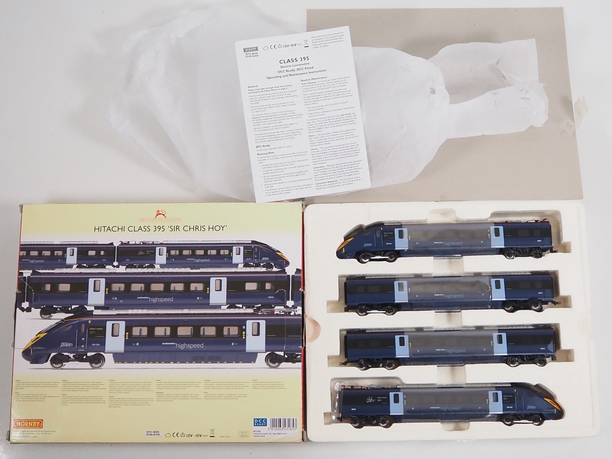 Lot 582 - A HORNBY R3185 OO gauge Hitachi Class 395