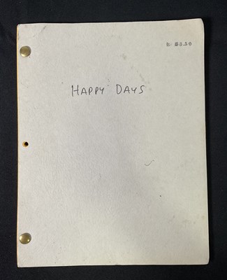 Lot 15 - An original revised script for HAPPY DAYS, for...