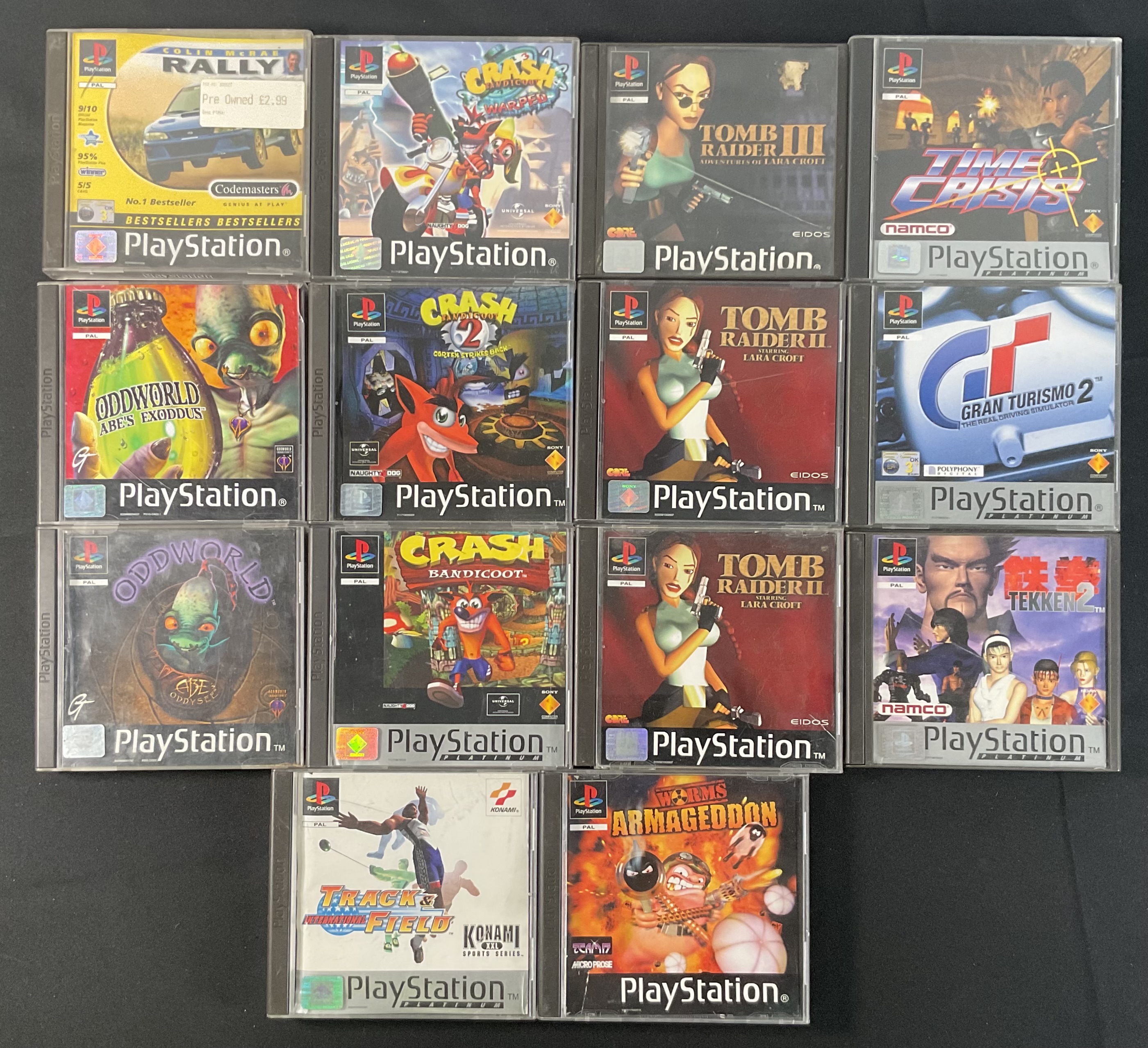 Lot 506 - PLAYSTATION (PS1) - A group of classic title