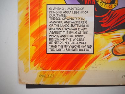 Lot 106 - SHANG-CHI MASTER OF KUNG FU PIN-UP PAGE -...