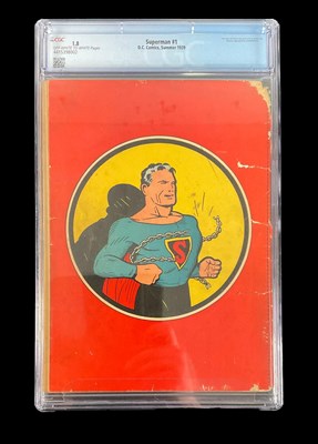 Lot 518 - SUPERMAN #1 (1939 - DC) GRADED 1.8 (GD-) by...
