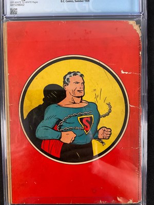 Lot 518 - SUPERMAN #1 (1939 - DC) GRADED 1.8 (GD-) by...