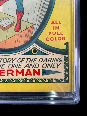 Lot 518 - SUPERMAN #1 (1939 - DC) GRADED 1.8 (GD-) by...