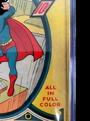Lot 518 - SUPERMAN #1 (1939 - DC) GRADED 1.8 (GD-) by...