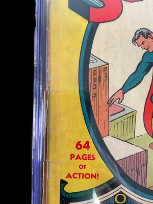 Lot 518 - SUPERMAN #1 (1939 - DC) GRADED 1.8 (GD-) by...