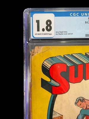 Lot 518 - SUPERMAN #1 (1939 - DC) GRADED 1.8 (GD-) by...