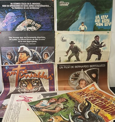 Lot 118 - A group of Spanish language one-sheet movie...