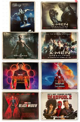 Lot 155 - A group of MARVEL Superhero UK Quad movie...