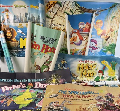 Lot 121 - A group of Disney and Family UK Quad film...