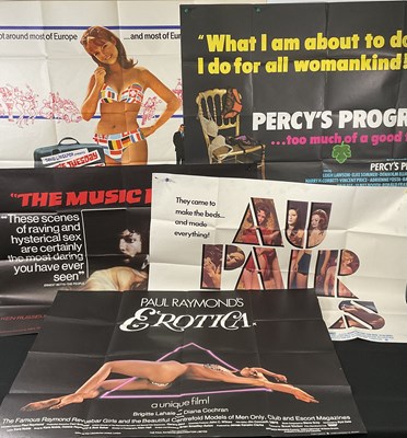 Lot 128 - A group of adult / comedy interest UK Quad...