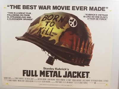 Lot 140 - FULL METAL JACKET (1987) UK Quad Film Poster...