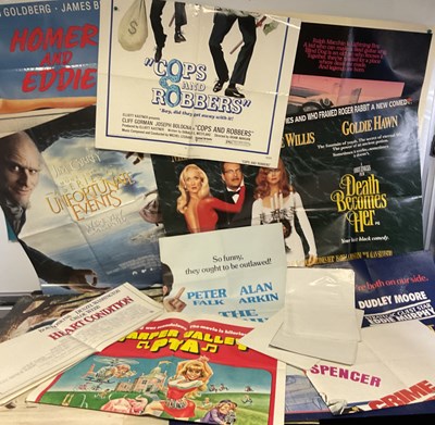 Lot 10 - A group of comedy movie posters HOMER AND...