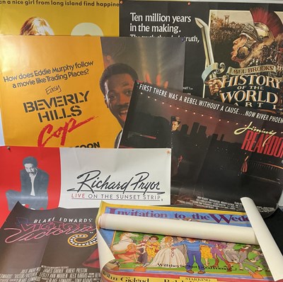 Lot 9 - A group of 1980s comedy film UK Quad posters...