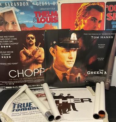Lot 64 - A group of mixed crime / thriller UK Quad film...