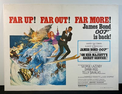 Lot 99 - ON HER MAJESTY'S SECRET SERVICE (1969) UK Quad...
