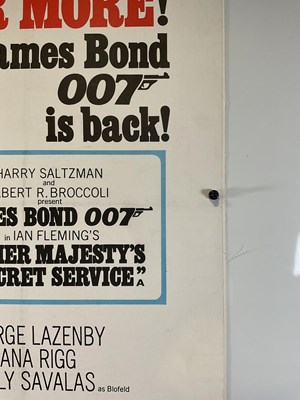 Lot 99 - ON HER MAJESTY'S SECRET SERVICE (1969) UK Quad...