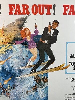 Lot 99 - ON HER MAJESTY'S SECRET SERVICE (1969) UK Quad...