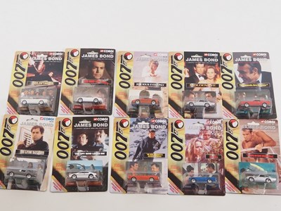 Lot 22 - A group of carded diecast cars by CORGI and...