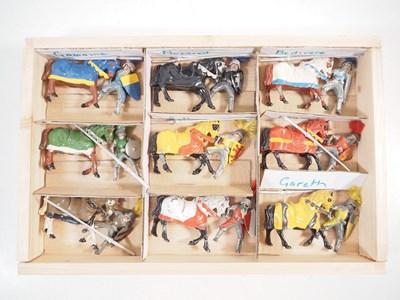 Lot 30 - A group of TIMPO diecast mounted knights...