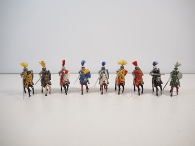 Lot 30 - A group of TIMPO diecast mounted knights...