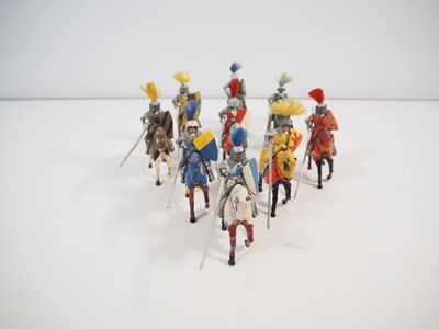 Lot 30 - A group of TIMPO diecast mounted knights...
