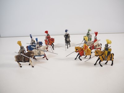 Lot 30 - A group of TIMPO diecast mounted knights...