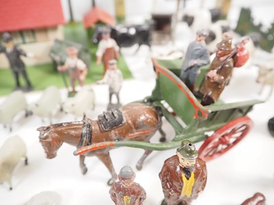Lot 31 - A large quantity of diecast farm animals,...