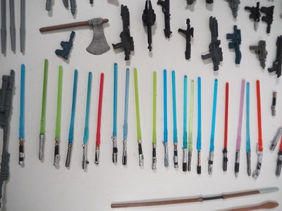 Lot 203 - STAR WARS: A large mix of original and modern...