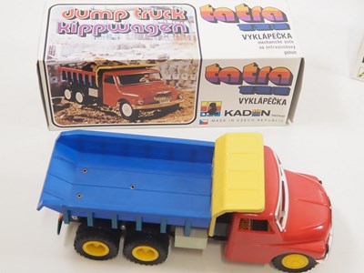 Lot 285 - A group of Czech made tinplate and plastic...