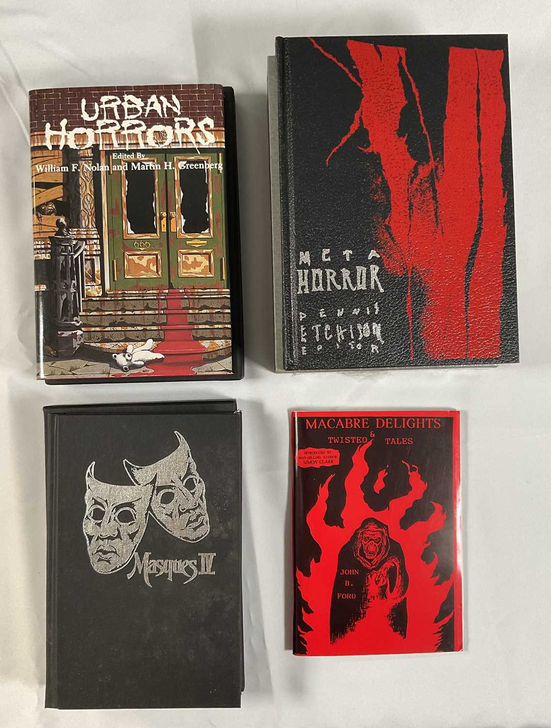 Lot 58 - HORROR - A group of 4 horror books comprising:...