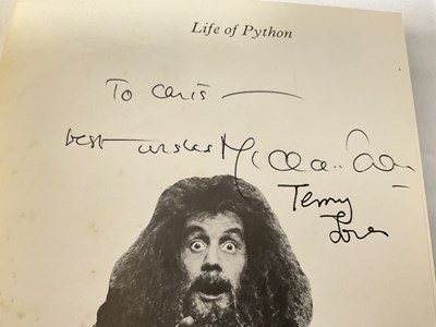 Lot 22 - COMEDY - A pair of autographed books relating...