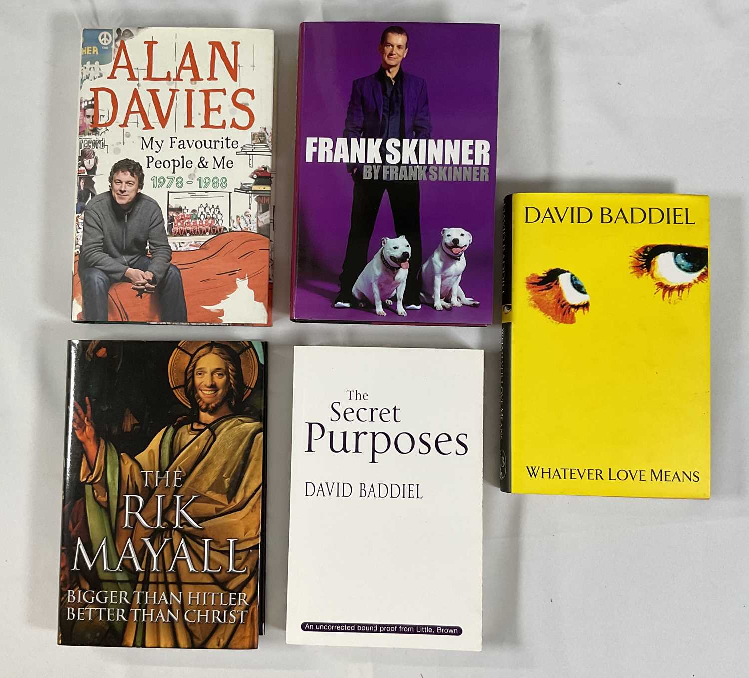Lot 20 - COMEDY - A group of autobiographical books...