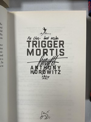 Lot 46 - A large group of autographed books, mostly...