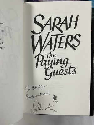 Lot 46 - A large group of autographed books, mostly...