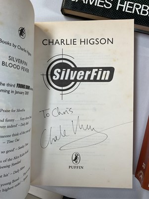 Lot 46 - A large group of autographed books, mostly...